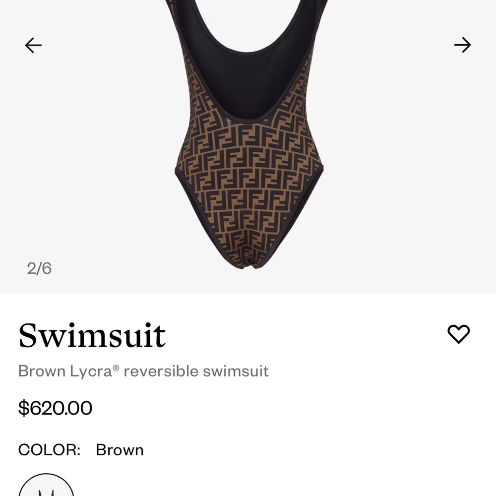 Fendi swimsuit - Picture 7 of 8